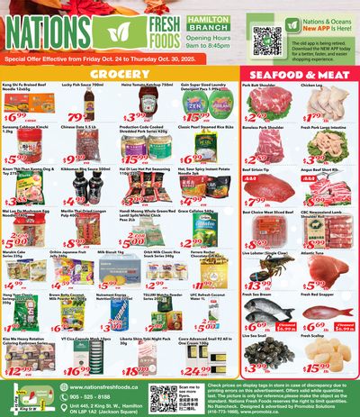 Nations Fresh Foods (Hamilton) Flyer October 24 to 30