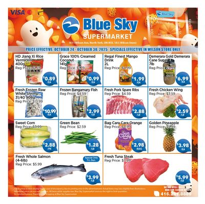 Blue Sky Supermarket (North York) Flyer October 24 to 30