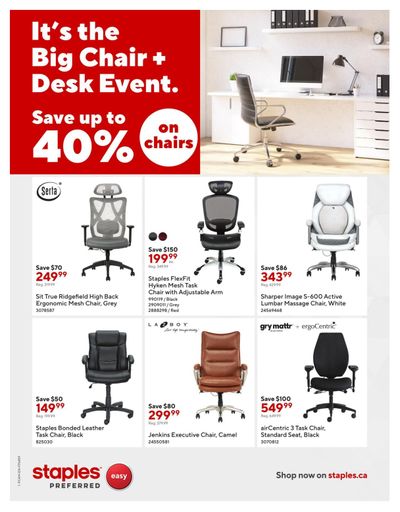 Staples Preferred Flyer October 24 to November 13