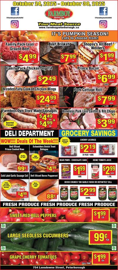 Farmboy Peterborough Flyer October 24 to 30