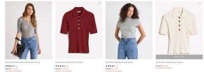 RW&CO. Canada: 30% off Tops Plus Extra 20% off Sale