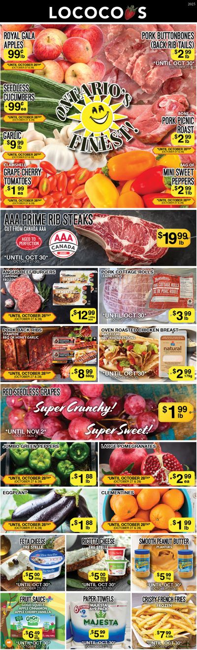 Lococo's Flyer October 27 to 30