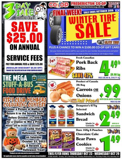 Fredericton Co-op Flyer October 23 to 29