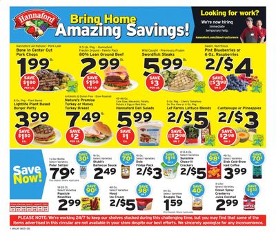 Hannaford Weekly Ad & Flyer June 21 to 27