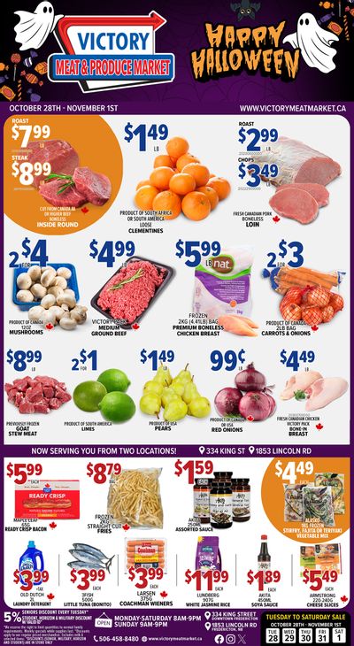 Victory Meat Market Flyer October 28 to November 1