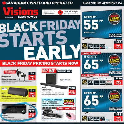 Visions Electronics Flyer November 8 to 14