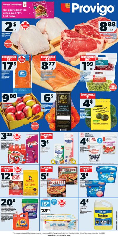 Provigo Flyer October 30 to November 5