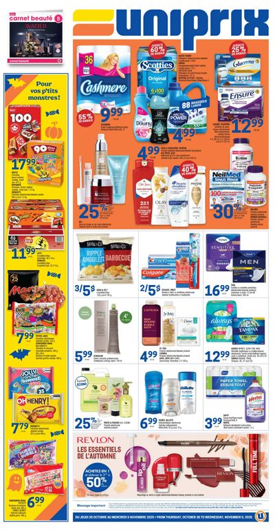Uniprix Flyer October 30 to November 5