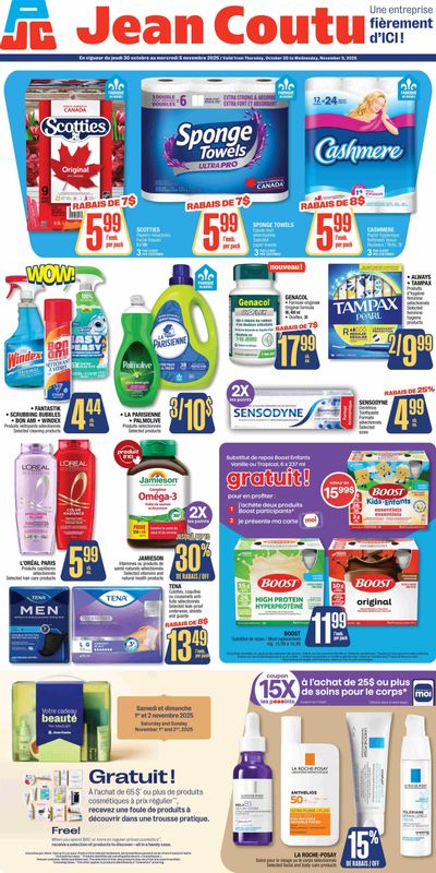 Jean Coutu Flyer October 30 to November 5