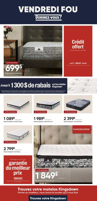 Dormez-vous Flyer October 29 to November 2