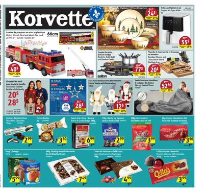 Korvette Flyer October 30 to November 12