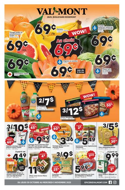 Val-Mont Flyer October 30 to November 5