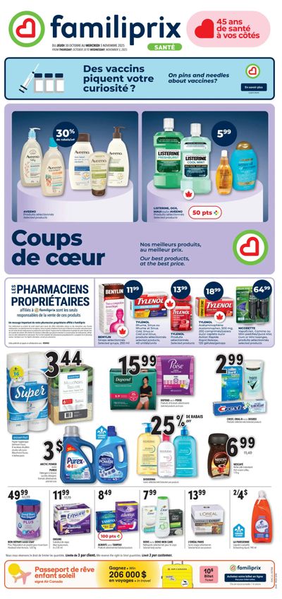 Familiprix Sante Flyer October 30 to November 5