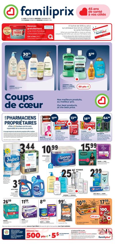 Familiprix Flyer October 30 to November 5