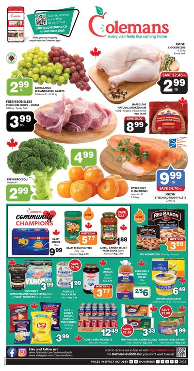 Coleman's Flyer October 30 to November 5