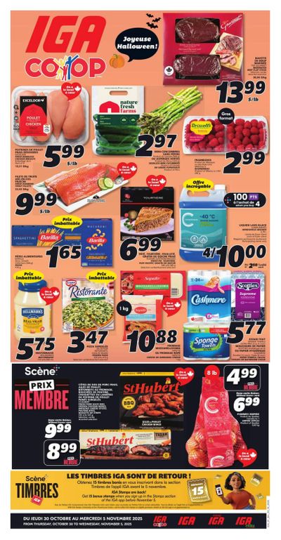 IGA (NB) Flyer October 30 to November 5
