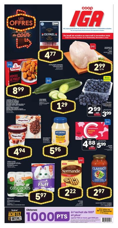 Coop IGA (QC) Flyer October 30 to November 5
