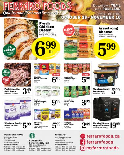 Ferraro Foods Bi-Weekly Flyer October 28 to November 10