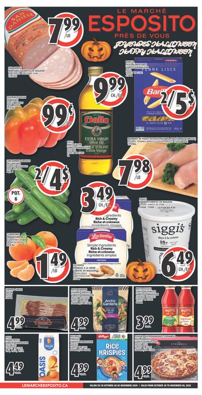 Esposito Flyer October 30 to November 5