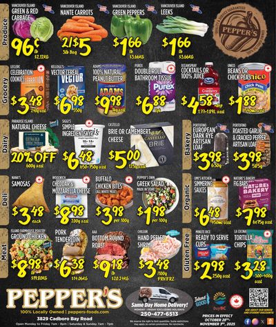 Pepper's Foods Flyer October 28 to November 3