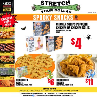 Sacks Food Co. Flyer October 29 to November 11