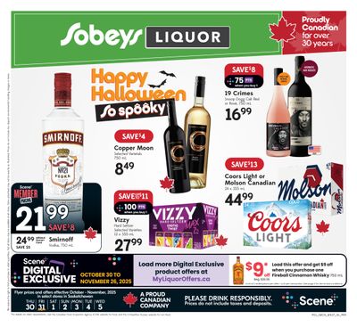 Sobeys (SK) SWCB Flyer October 30 to November 5