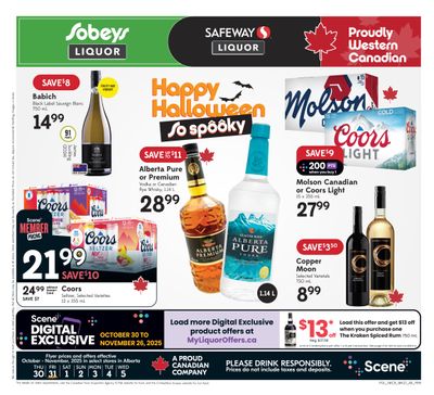 Sobeys/Safeway (AB) SWCB Flyer October 30 to November 5