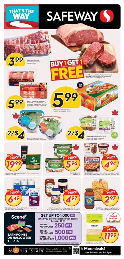 Safeway (BC) Flyer October 30 to November 5