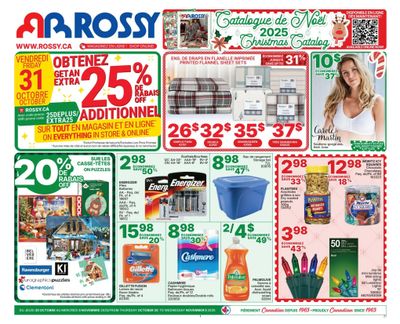 Rossy Flyer October 30 to November 5