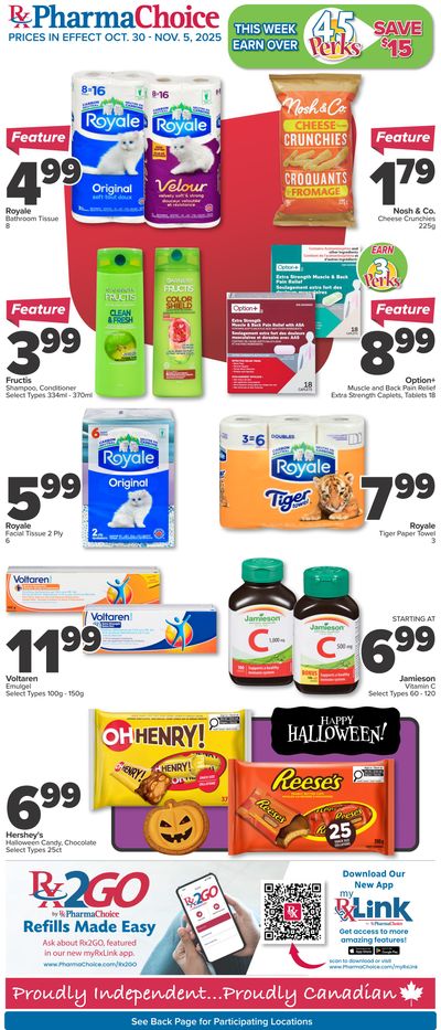PharmaChoice (BC, AB, SK & MB) Flyer October 30 to November 5