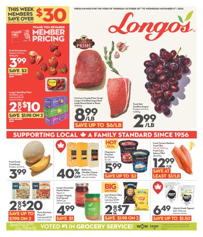 Longo's Flyer October 30 to November 5