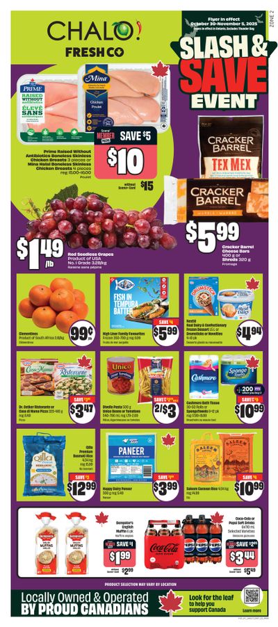 Chalo! FreshCo (ON) Flyer October 30 to November 5