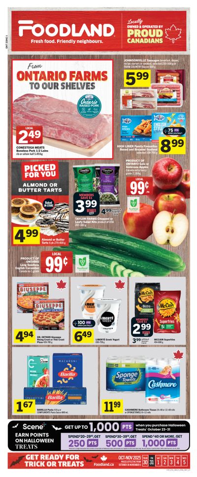 Foodland (ON) Flyer October 30 to November 5
