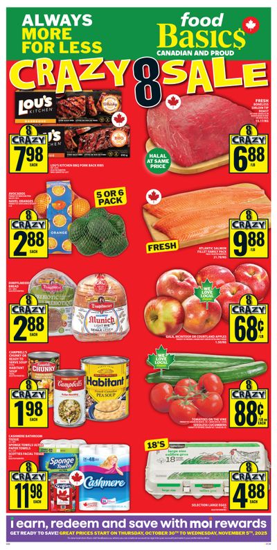 Food Basics Flyer October 30 to November 5
