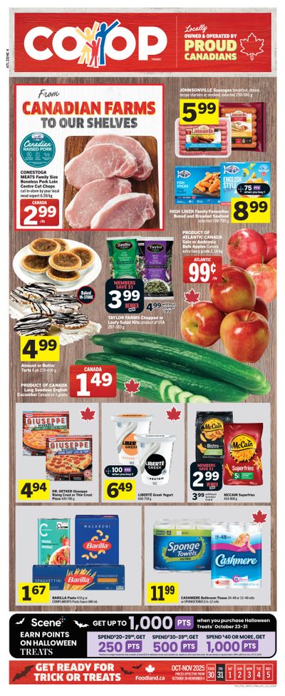Foodland Co-op Flyer October 30 to November 5