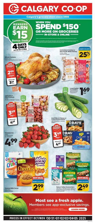 Calgary Co-op Flyer October 30 to November 5