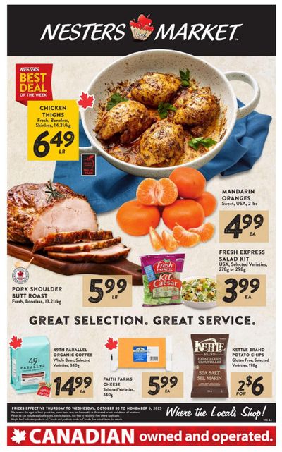 Nesters Market Flyer October 30 to November 5