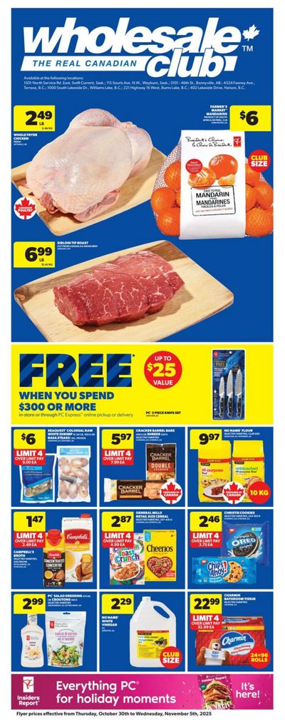 Real Canadian Wholesale Club Flyer October 30 to November 5