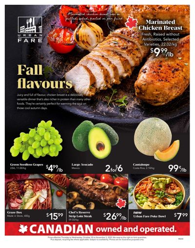 Urban Fare Flyer October 30 to November 5