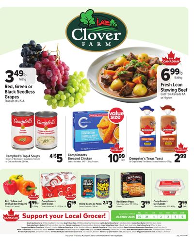 Clover Farm (ON) Flyer October 30 to November 5
