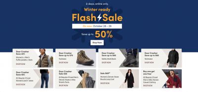 Mark’s Canada Winter Flash Online Sale: Save up to 50% Off Accessories, Toques, Gloves, Scarves & More + Door Crasher Deals
