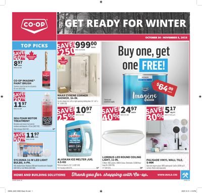 Co-op (West) Home Centre Flyer October 30 to November 5