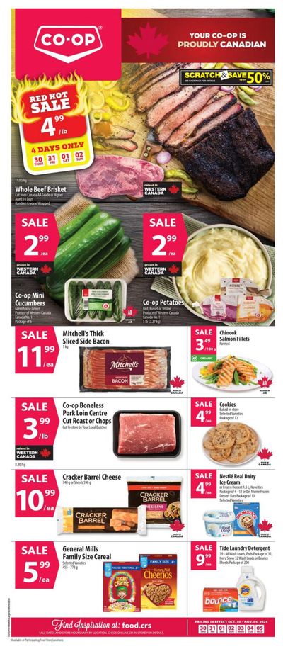 Co-op (West) Food Store Flyer October 30 to November 5
