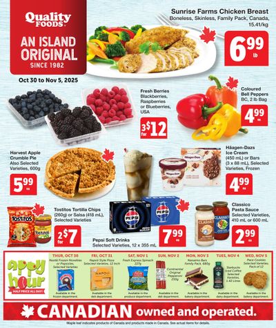 Quality Foods Flyer October 30 to November 5