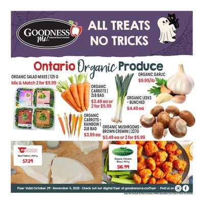 Goodness Me Flyer October 29 to November 4