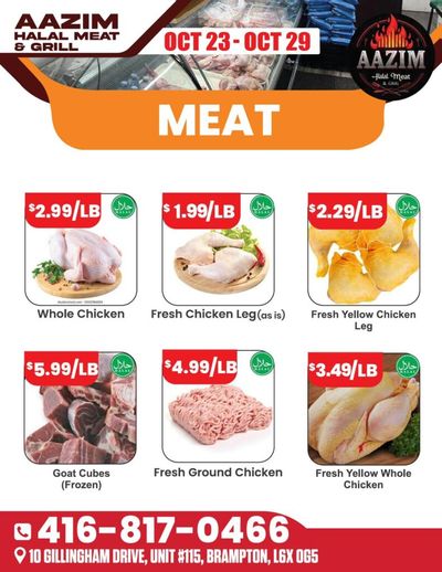 Aazim Halal Meat & Grill Flyer October 23 to 29