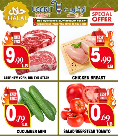 Ugarit Market Flyer October 29 to November 3