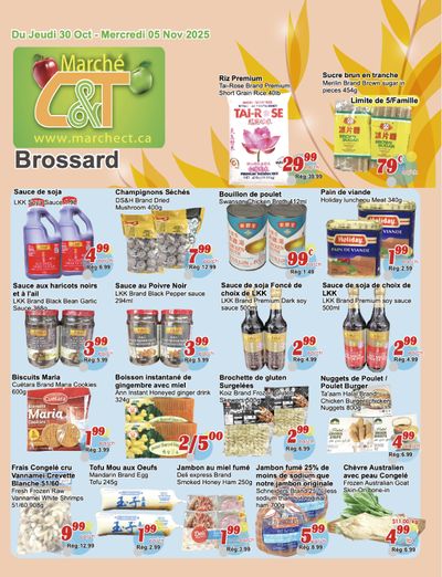 Marche C&T (Brossard) Flyer October 30 to November 5