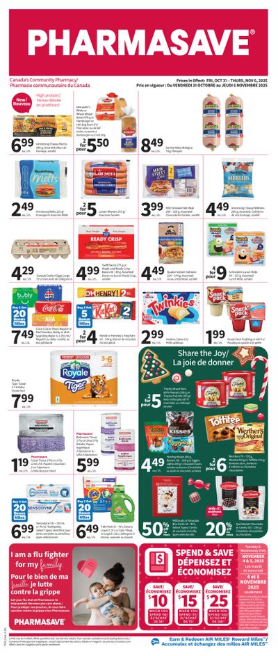 Pharmasave (NB) Flyer October 31 to November 6