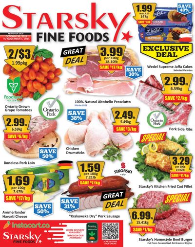 Starsky Foods Flyer October 30 to November 5